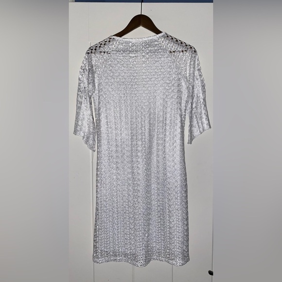 Brittany Black Women Lace Shift Mini Dress Small Fairycore Ethereal Dinner NEW‎ - Picture 4 of 7